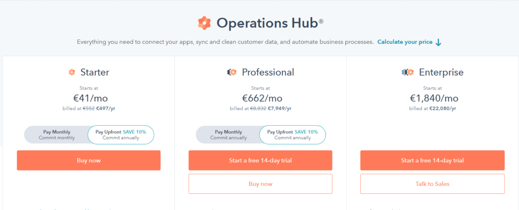 Operations Hub Hubspot